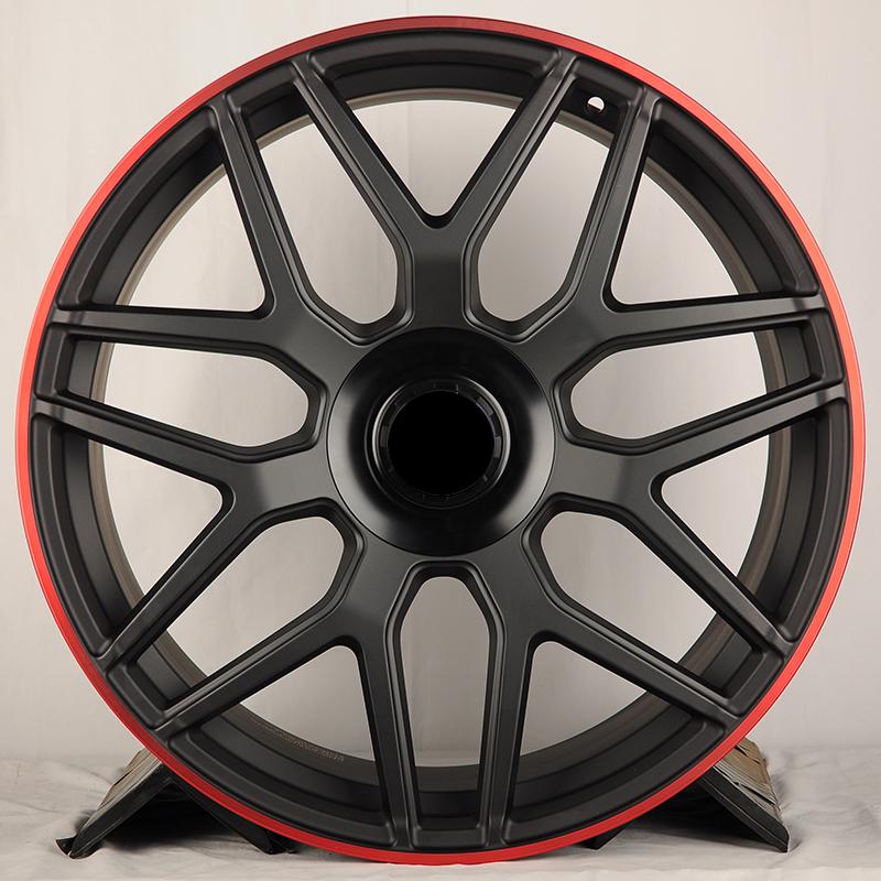 Литые диски RGW Wheels RGW1903 10/21 5x130 ET36 d84.1 MATT BLACK MACHINE RED LIP
