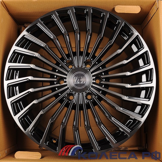 Литые диски Tisli для Chevrolet Spark B 9/20 6x139.7 ET20 d106.1 BLACK MACHINEDBLACK COAT