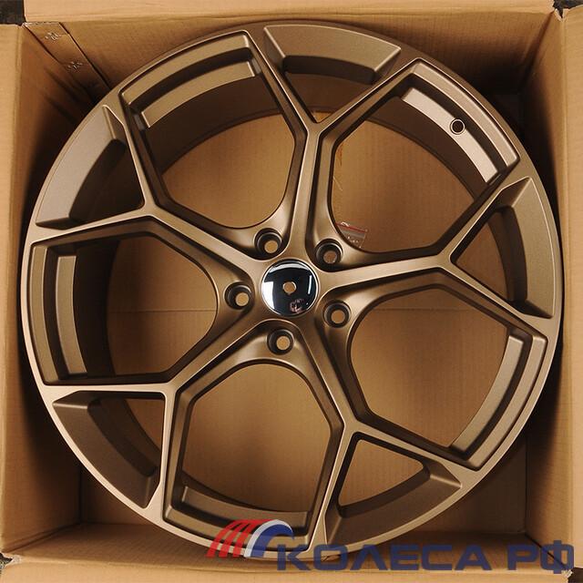 Литые диски Powcan для Audi Y1090 9.5/21 5x112 ET30 d66.45 MATT BRONZE