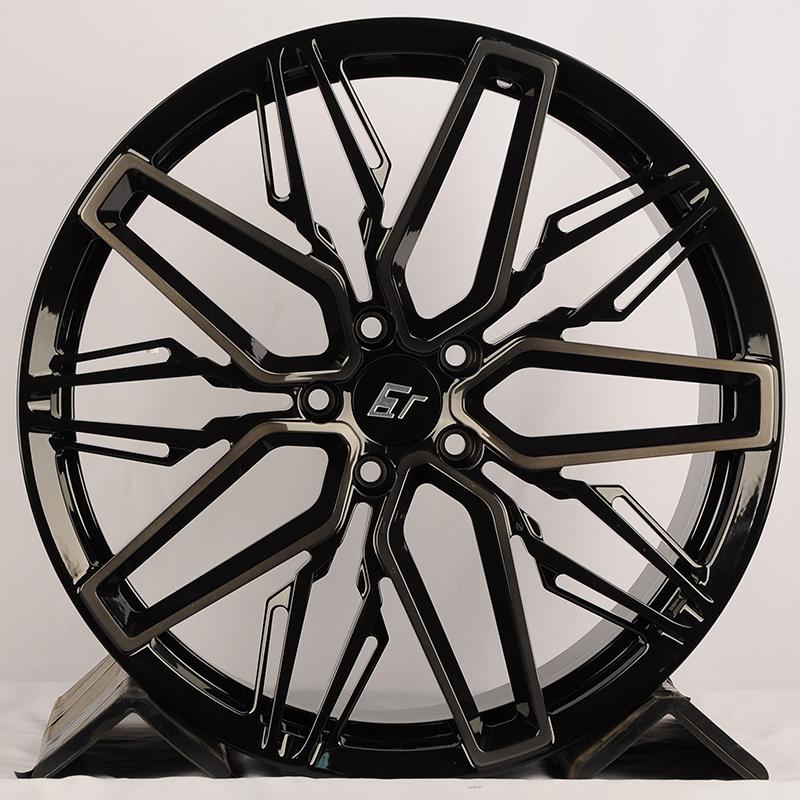 Литые диски KoKo Kuture YH3045 9/21 5x112 ET32 d66.56 GLOSS BLACK BRUSCH WITH DARK TINT