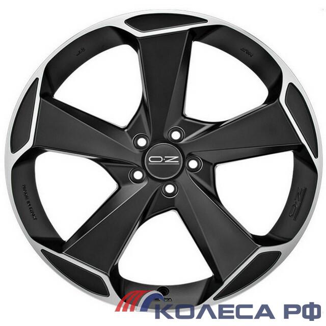 Литые диски Oz Aspen HLT 9/21 5x112 ET50 d79 MATT BLACK DIAMOND CUT