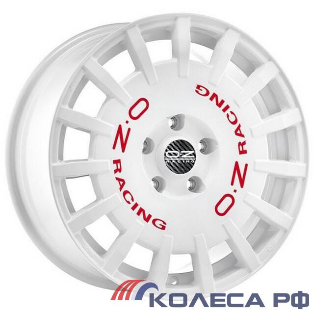 Литые диски Oz Rally Racing 8/17 5x100 ET48 d68 RACE WHITE RED LETTERING