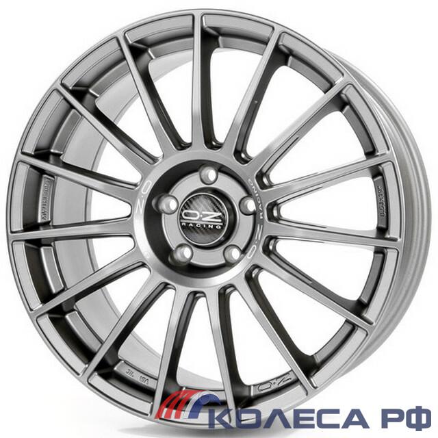 Литые диски Oz Superturismo LM 9.5/19 5x112 ET21 d66.46 MATT GRAPHITE SILVER LETTERING
