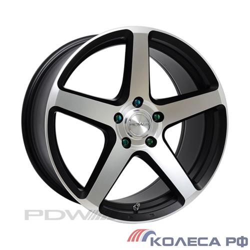 Литые диски Pdw C-SPEC 2 8/18 5x108 ET33 d60.1 ЧЕРНЫЙ МАТОВЫЙ С ПОЛИРОВКОЙ