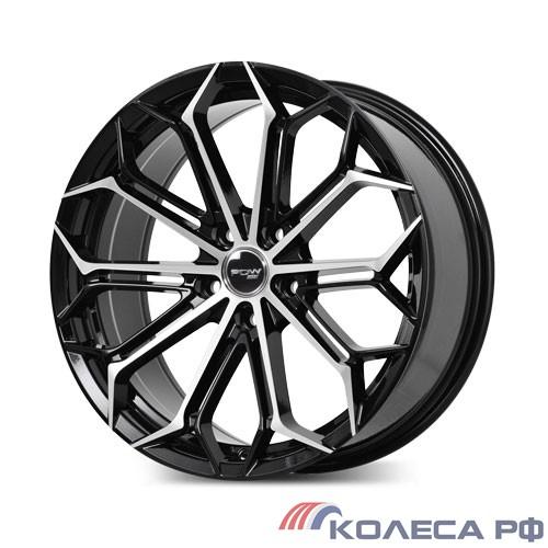 Литые диски Pdw KANSAS 8/18 5x108 ET33 d60.1 ЧЕРНЫЙ ГЛЯНЕЦ С ПОЛИРОВКОЙ