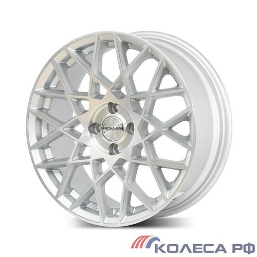 Литые диски Pdw VELOCITY 7/16 4x100 ET40 d60.1 СЕРЕБРИСТЫ МАТОВЫЙ С ПОЛИРОВКОЙ