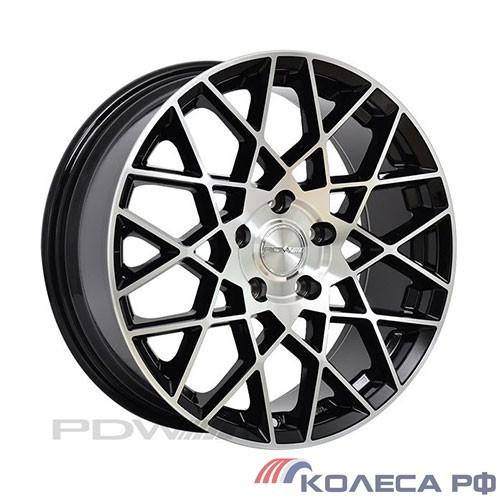 Литые диски Pdw VELOCITY 7/16 4x98 ET40 d58.5 ТЕМНЫЙ ГРАФИТ МЕТАЛЛИК С ПОЛИРОВКОЙ