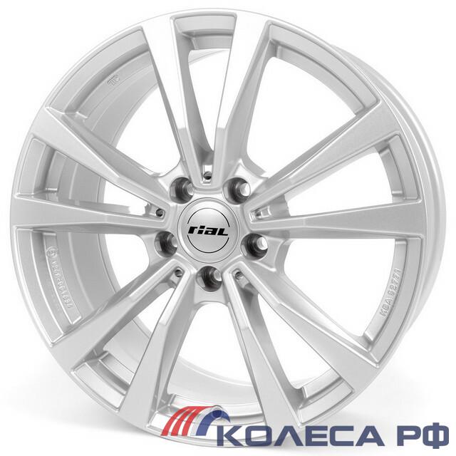 Литые диски Rial M12X 9/20 5x112 ET48 d66.5 POLAR SILVER