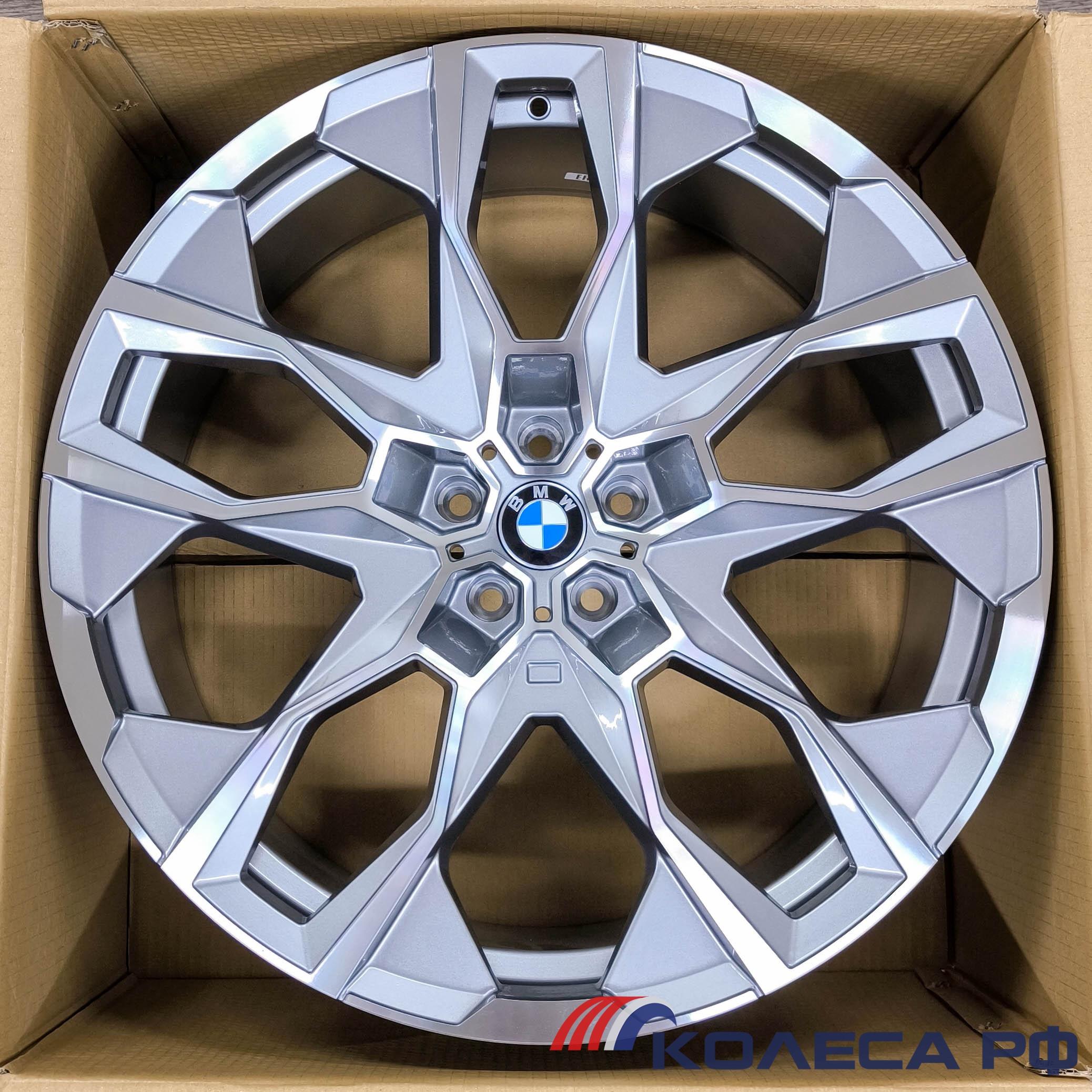 Литые диски Ay для BMW 5592 9.5/22 5x112 ET30 d66.6 MG
