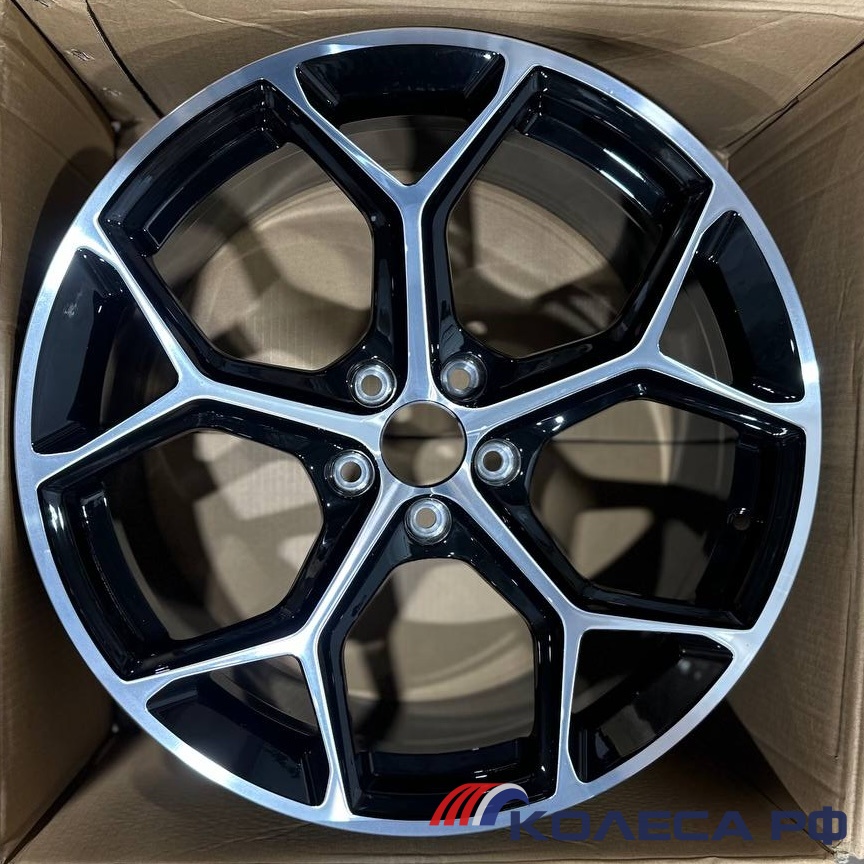 Литые диски Ff Y1090 8.5/19 5x112 ET30 d66.5 BKF