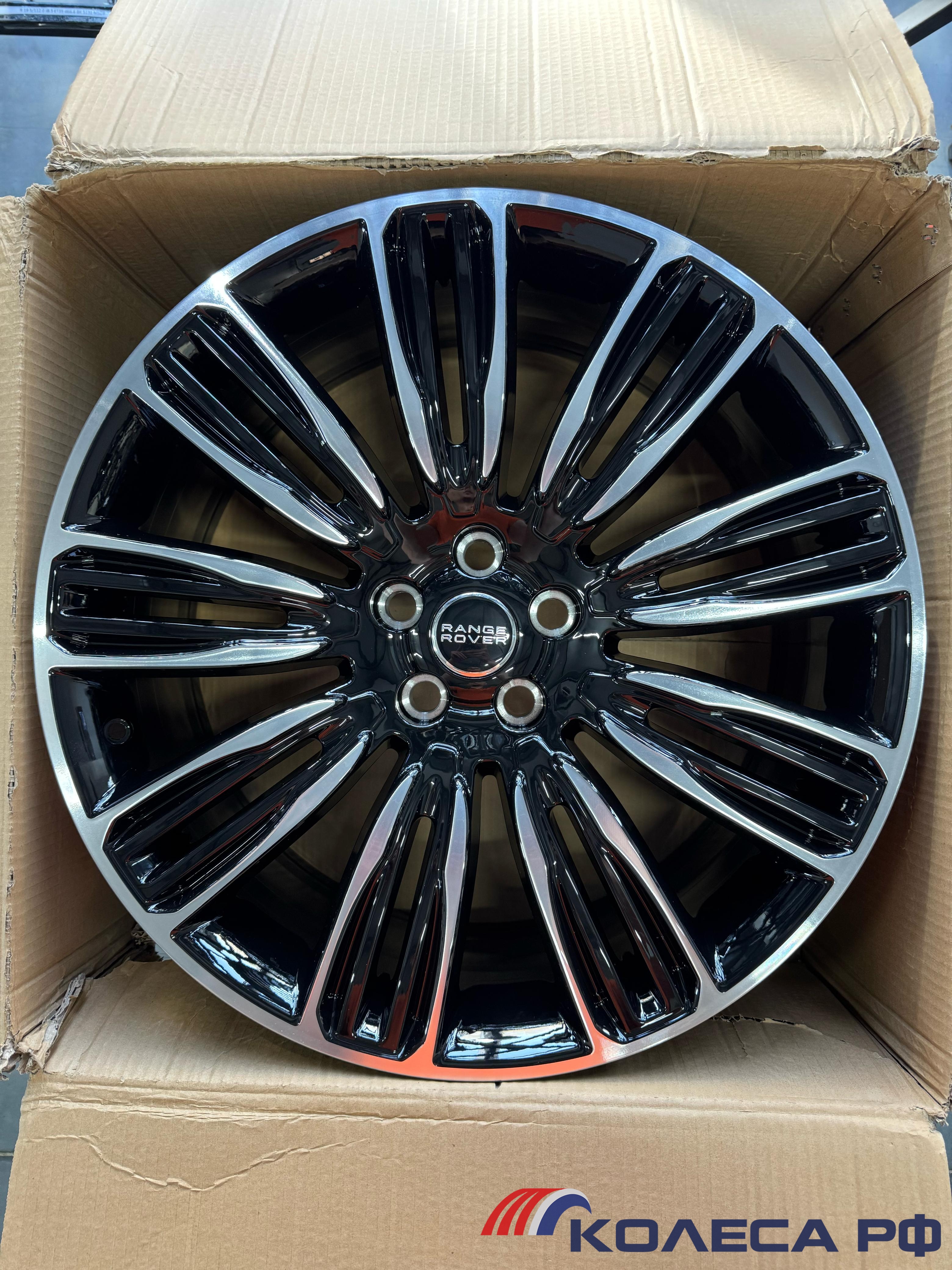Литые диски Ff YF9011 9.5/21 5x120 ET45 d72.6 BKF