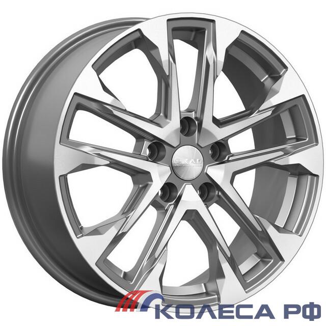 Литые диски Скад Атакор 7/17 5x108 ET33 d60.1 АЛМАЗГРАФИТ