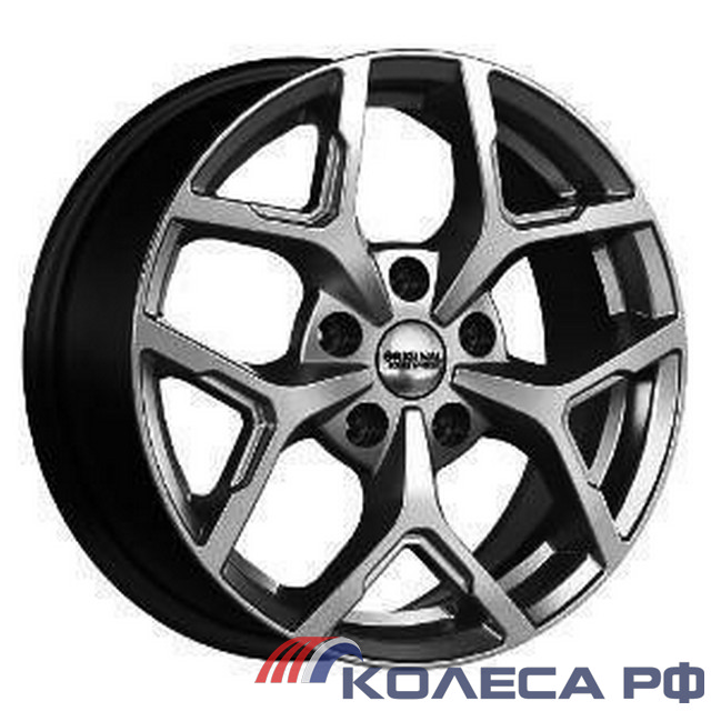 Литые диски Скад KL-368 (Octavia) 6.5/16 5x112 ET46 d57.1 ГРАФИТ