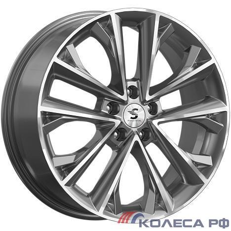 Литые диски Скад КР012 (FAW Bestune T55) 7/18 5x114.3 ET33 d67.1 DIAMOND GLOSS GRAPHITE