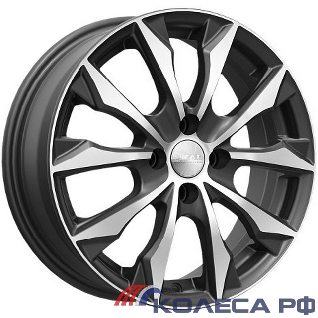 Литые диски Скад Нагоя 6/16 4x100 ET41 d60.1 АЛМАЗБАРХАТНОВЫЙ