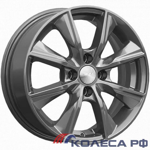 Литые диски Скад ПОРТУ 6/15 4x100 ET40 d67.1 ГРАФИТ