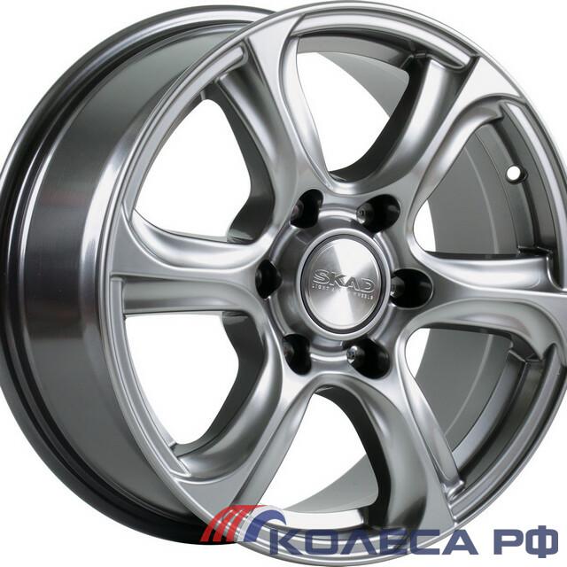 Литые диски Скад Скала 7.5/17 6x139.7 ET30 d106.2 ГРАФИТ
