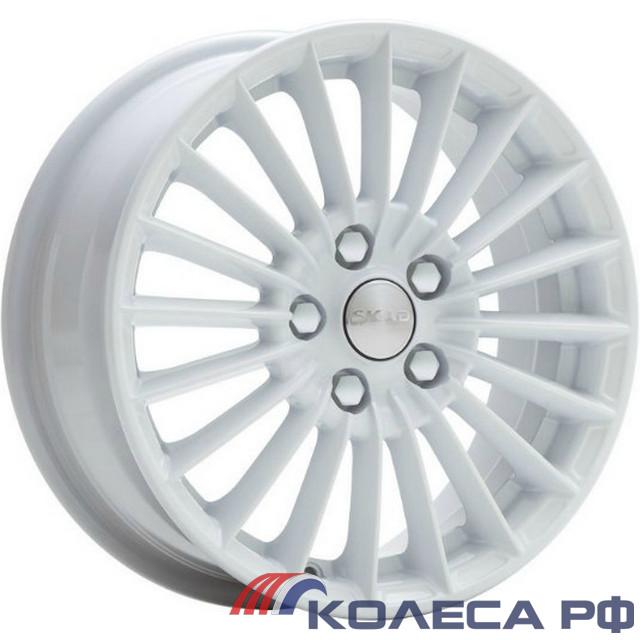 Литые диски Скад Веритас 6/15 4x100 ET48 d54.1 БЕЛЫЙ