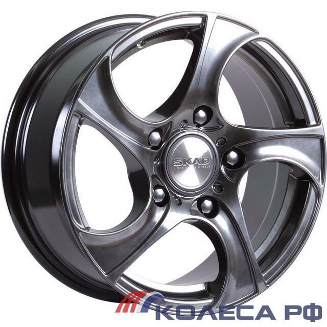 Литые диски Скад ВИХРЬ 7/16 5x139.7 ET40 d98.5 ГРАФИТ