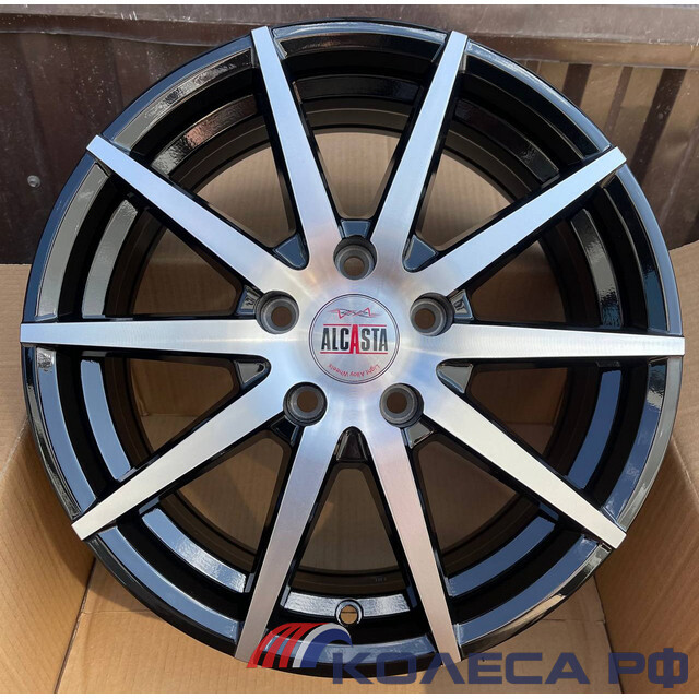 Литые диски ALCASTA M53 6.5/16 4x100 ET49 d54.1 BKF