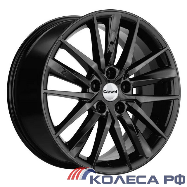 Литые диски Carwel Алдан 1807 (Geely Tugella/ Jaguar XF/ F-Pace) 8/18 5x108 ET46 d63.4 BL