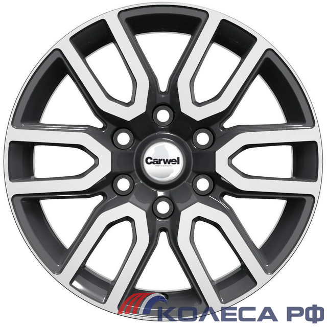 Литые диски Carwel Барал 1723 (Hyundai H-1/Staria) 8/17 6x139.7 ET50 d92.5 AGR