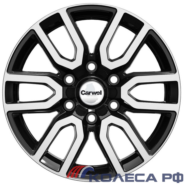 Литые диски Carwel Барал 1723 (Pajero Sport) 8/17 6x139.7 ET38 d67.1 ABT