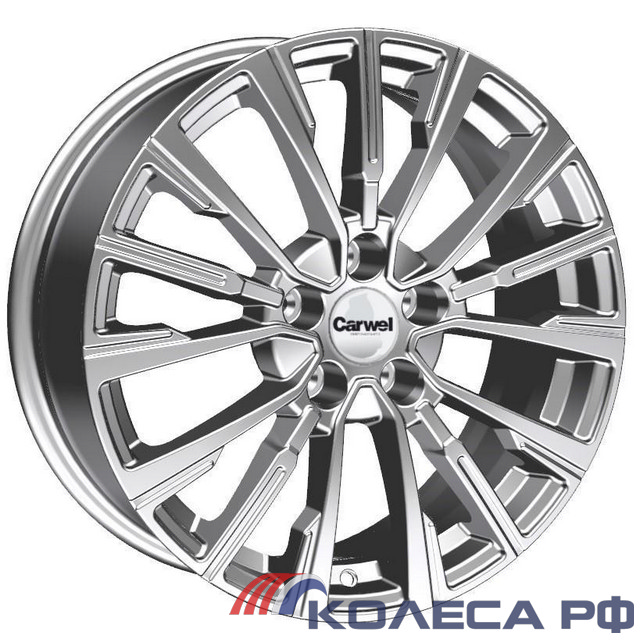 Литые диски Carwel Базан 1720 (Chery Tiggo 4/4 Pro/Exeed LX/Omoda C5) 7/17 5x108 ET33 d60.1 SLT