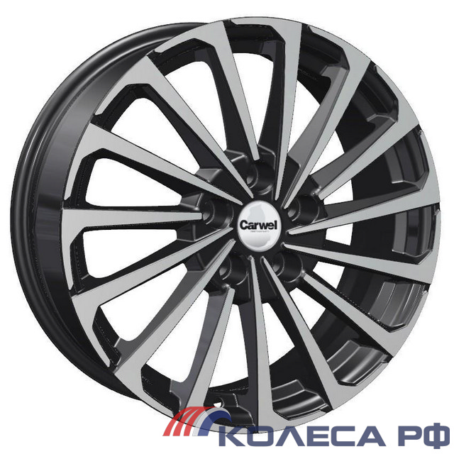Литые диски Carwel Кагра 1721 (Geely Coolray) 6.5/17 5x114.3 ET45 d54.1 ABT