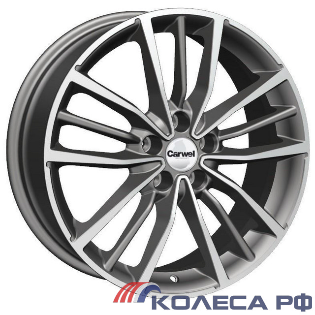 Литые диски Carwel Крет 1812 (Chery Tiggo 7 Pro) 7/18 5x108 ET33 d60.1 AGR