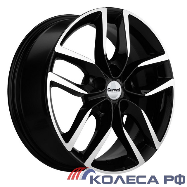 Литые диски Carwel Кутыр 1708 (Chery Tiggo 7 pro) 6.5/17 5x108 ET33 d60.1 ABT