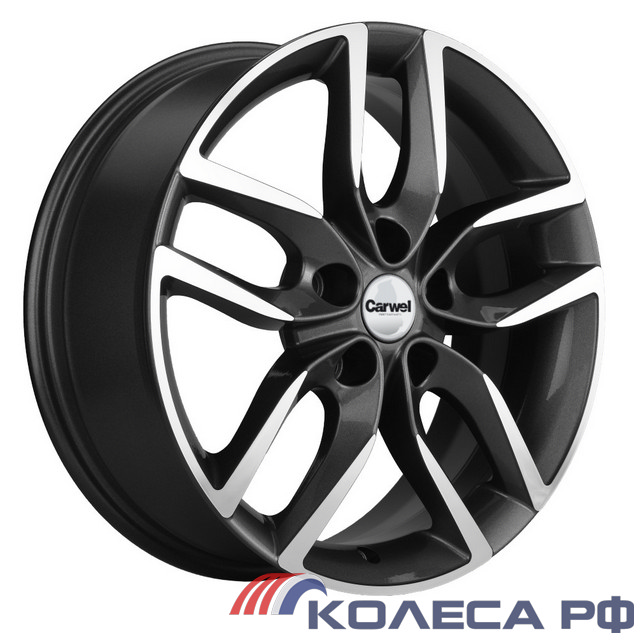 Литые диски Carwel Кутыр 1708 (Chery Tiggo 7 pro) 6.5/17 5x108 ET33 d60.1 AGR