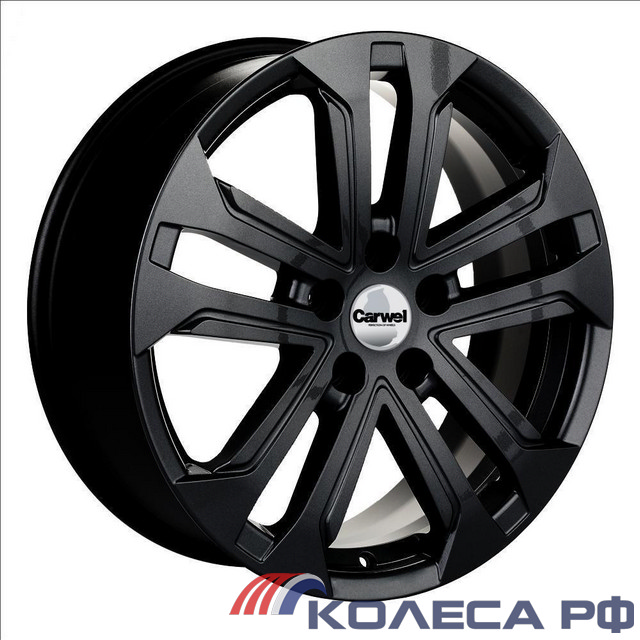 Литые диски Carwel Куж 1803 (Haval Jolion) 7/18 5x114.3 ET37 d66.5 BL