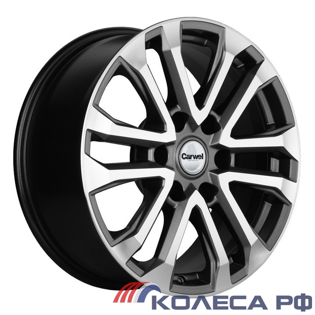 Литые диски Carwel Пур 1805 (Toyota LC Prado) 7.5/18 6x139.7 ET25 d106.1 AGR