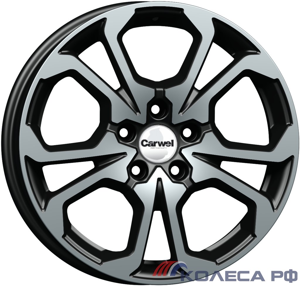 Литые диски Carwel Ванда 242 (Kodiaq) 6.5/17 5x112 ET38 d57.1 AB