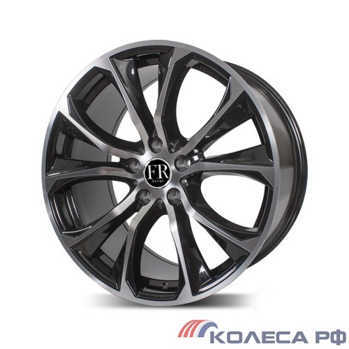 Литые диски FR REPLICA B923 11/20 5x120 ET37 d74.1 ЧЕРНЫЙ С ПОЛИРОВКОЙ