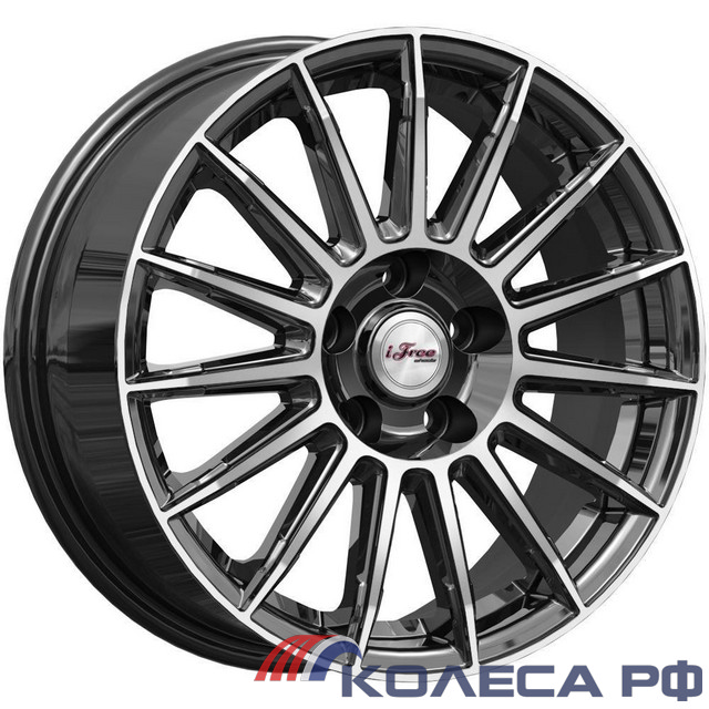 Литые диски Ifree Азур (КС1052) 6.5/16 5x112 ET43 d57.1 БЛЭК ДЖЕК