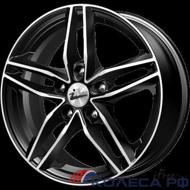 Литые диски Ifree Moskva (КС689) 6.5/16 5x114.3 ET40 d66.1 БЛЭК ДЖЕК