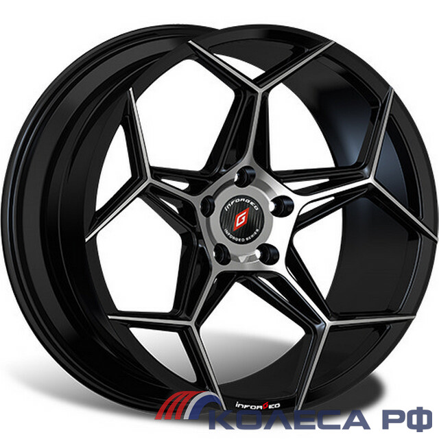 Литые диски Inforged IFG40 9.5/19 5x112 ET42 d66.6 BLACK MACHINED