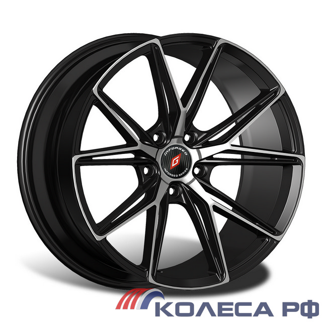 Литые диски Inforged IFG49 8/18 5x112 ET40 d66.6 BLACK MACHINED
