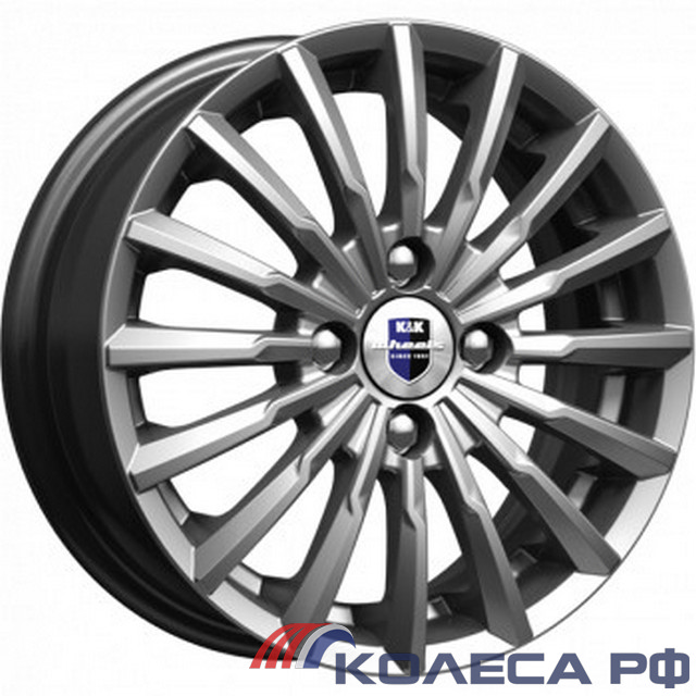 Литые диски Кик Акцент (КС562) 7/17 5x108 ET45 d60.1 ДАРК ПЛАТИНУМ