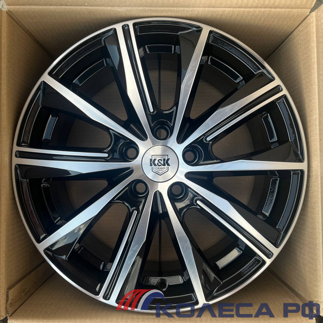 Литые диски Кик Арнар (КС896) 7/17 5x112 ET49 d57.1 АЛМАЗ ЧЁРНЫЙ