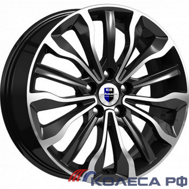 Литые диски Кик Атакама (КС756) 6.5/17 5x114.3 ET40 d67.1 АЛМАЗ ЧЁРНЫЙ