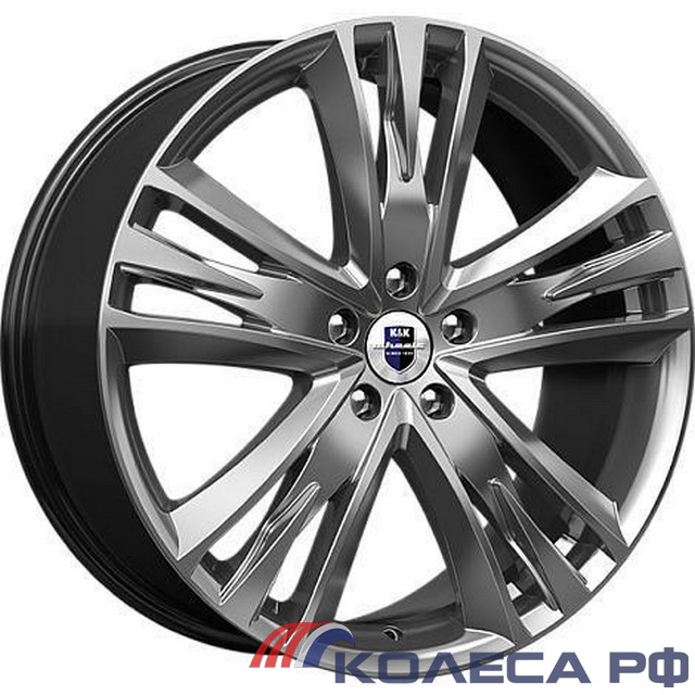 Литые диски Кик Атлас (КС661М) 8.5/20 5x108 ET45 d63.35 ДАРК ПЛАТИНУМ Литые диски Кик Атлас (КС661М) 8.5/20 5x108 ET45 d63.35 ДАРК ПЛАТИНУМ