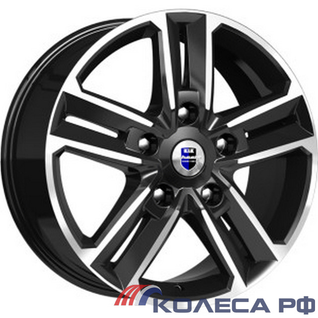 Литые диски Кик Backfire (КС763) 8/18 5x120 ET45 d67.1 АЛМАЗ ЧЁРНЫЙ