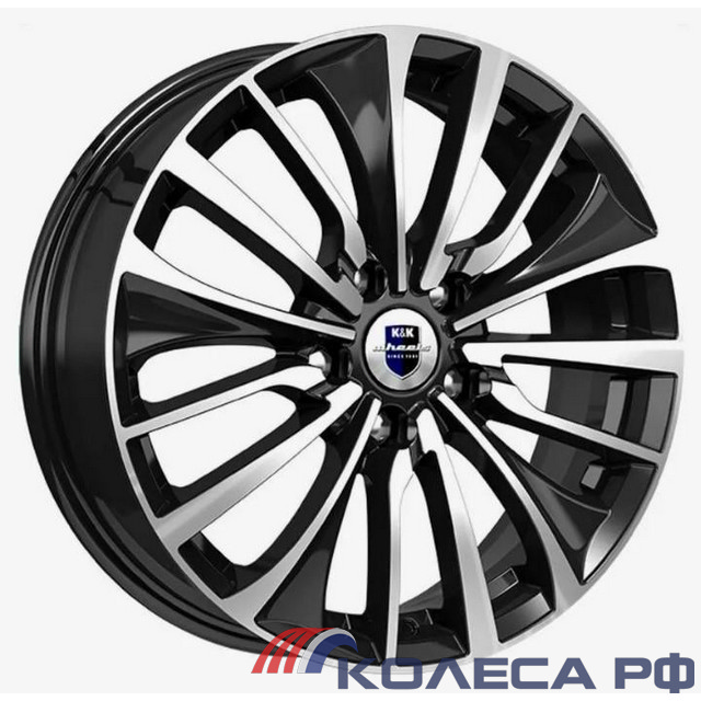 Литые диски Кик Flanker (КС905) 6.5/17 4x100 ET37 d67.1 АЛМАЗ ЧЁРНЫЙ