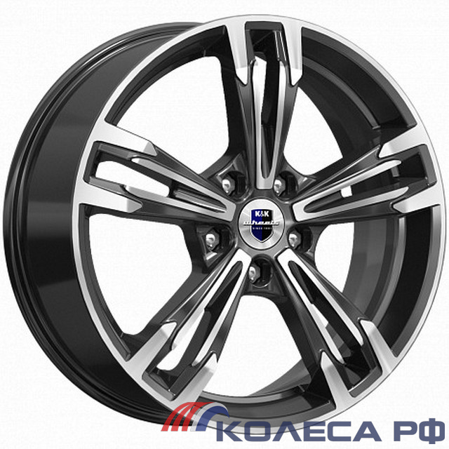 Литые диски Кик Karrera Light (КС935) 7/18 5x108 ET35 d67.1 АЛМАЗ ЧЁРНЫЙ