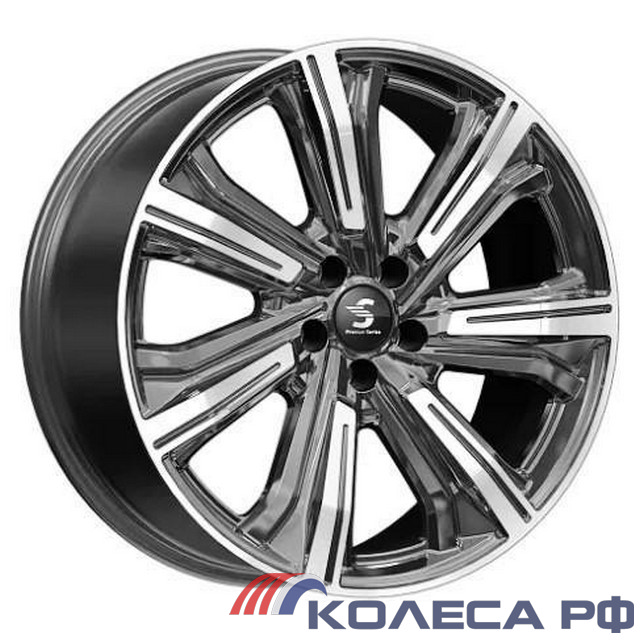 Литые диски Кик Kleemann (КР1067) 8.5/20 5x108 ET43 d60.1 DIAMOND GLOSS GRAPHITE