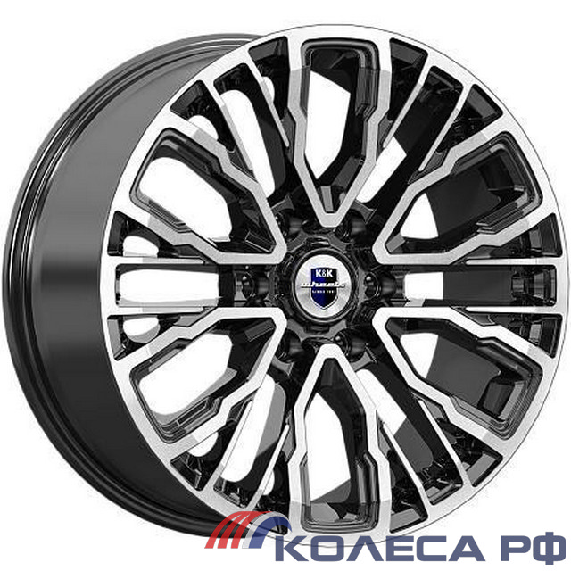 Литые диски Кик Кортес (КС1102) 8.5/19 6x139.7 ET38 d67.1 АЛМАЗ ЧЁРНЫЙ