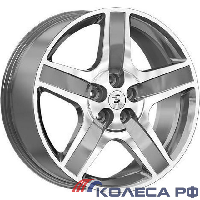 Литые диски Кик КР008 (Li L7/L8) 8.5/20 5x120 ET45.5 d62.5 DIAMOND GLOSS GRAPHITE